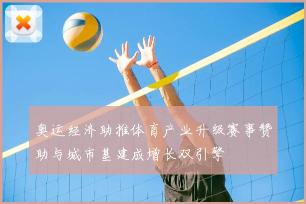 奥运经济助推体育产业升级赛事赞助与城市基建成增长双引擎